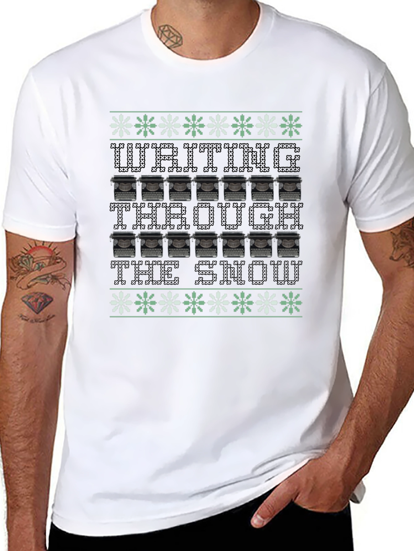 Writing Through The Snow Graphic Tee