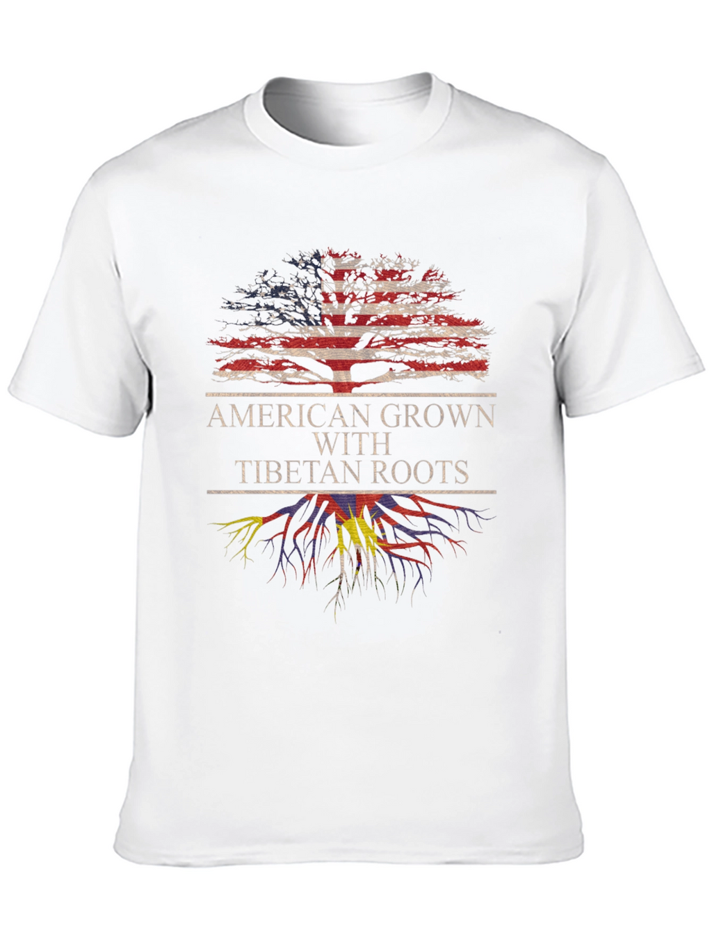 American Grown With Tibetan Roots T-Shirt
