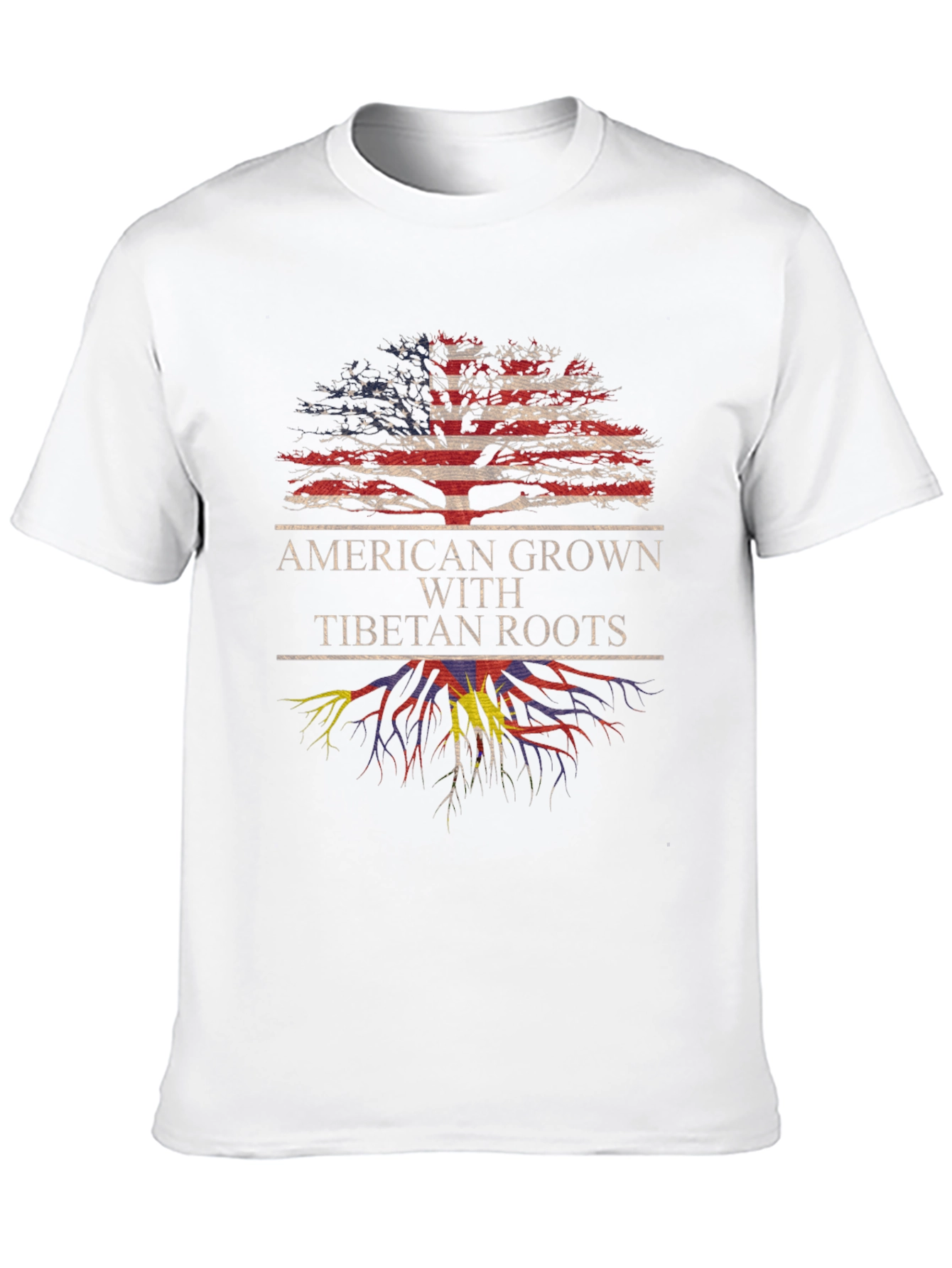 American Grown With Tibetan Roots T-Shirt