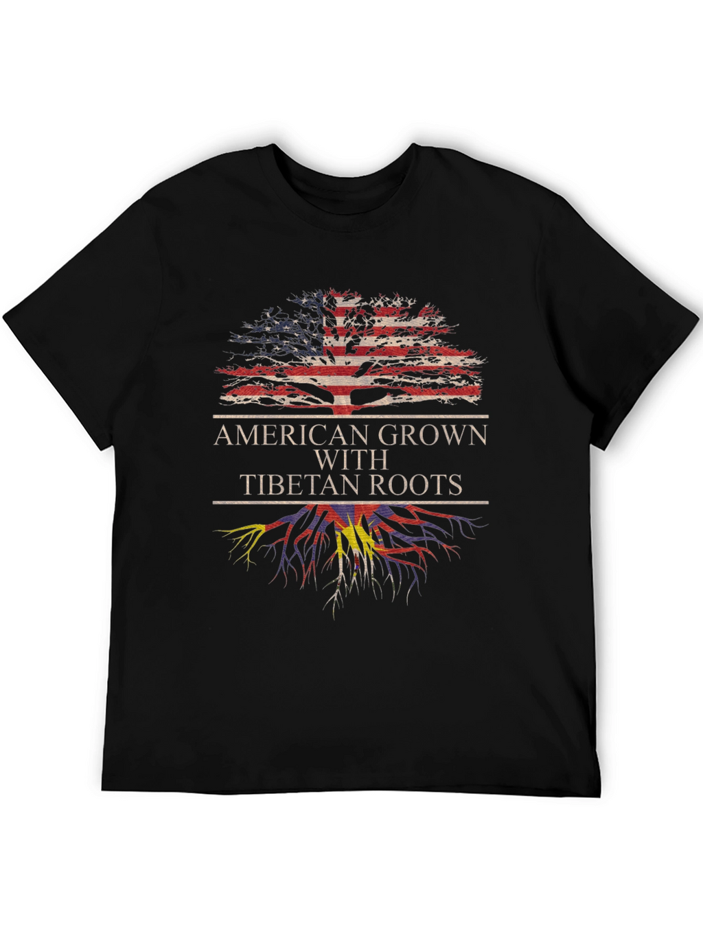 American Grown With Tibetan Roots T-Shirt