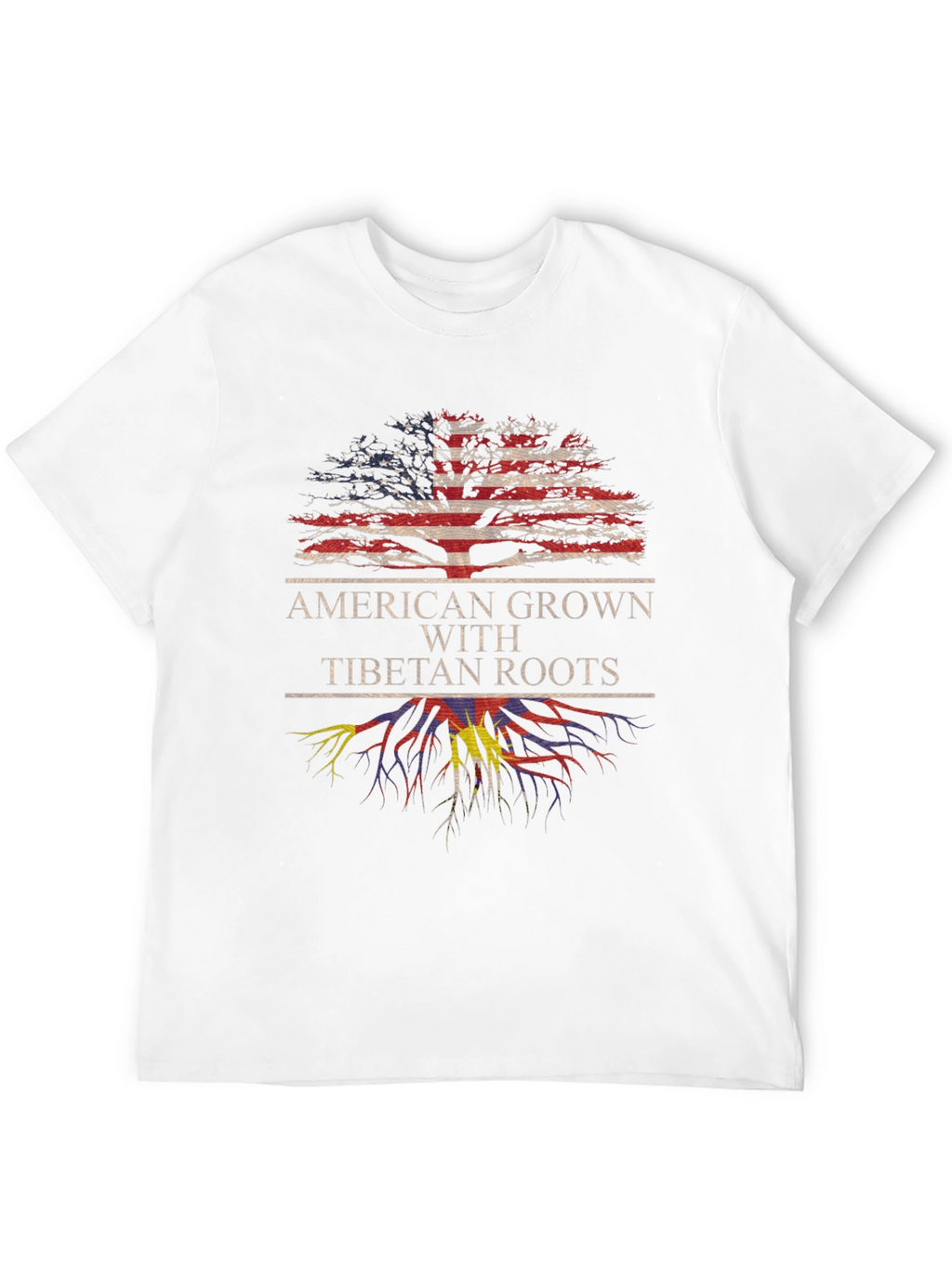 American Grown With Tibetan Roots T-Shirt