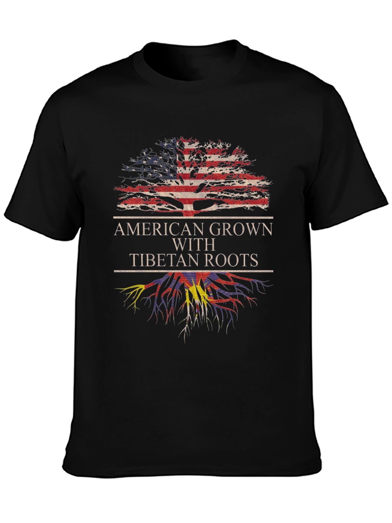 American Grown With Tibetan Roots T-Shirt