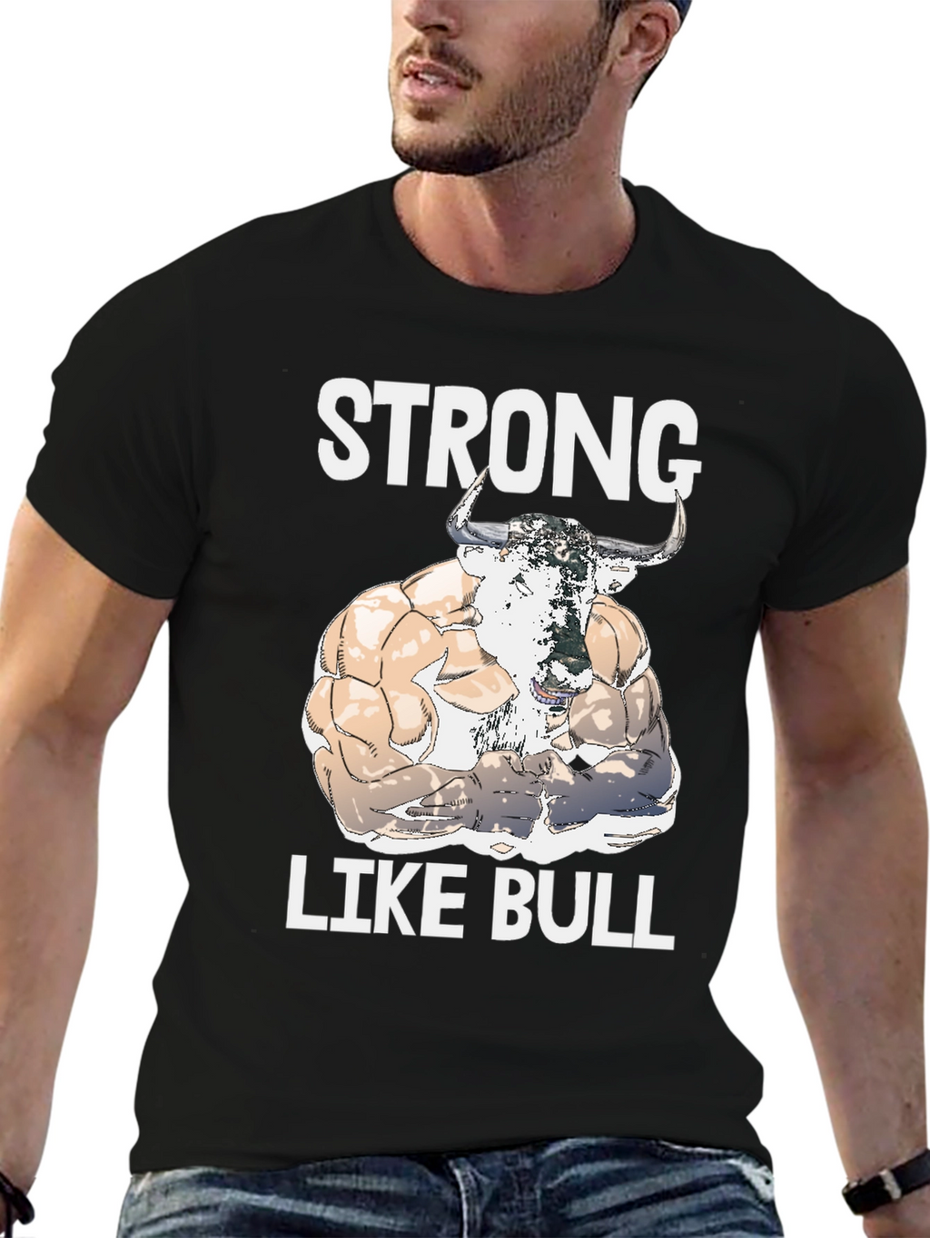Strong Like Bull Graphic Tee