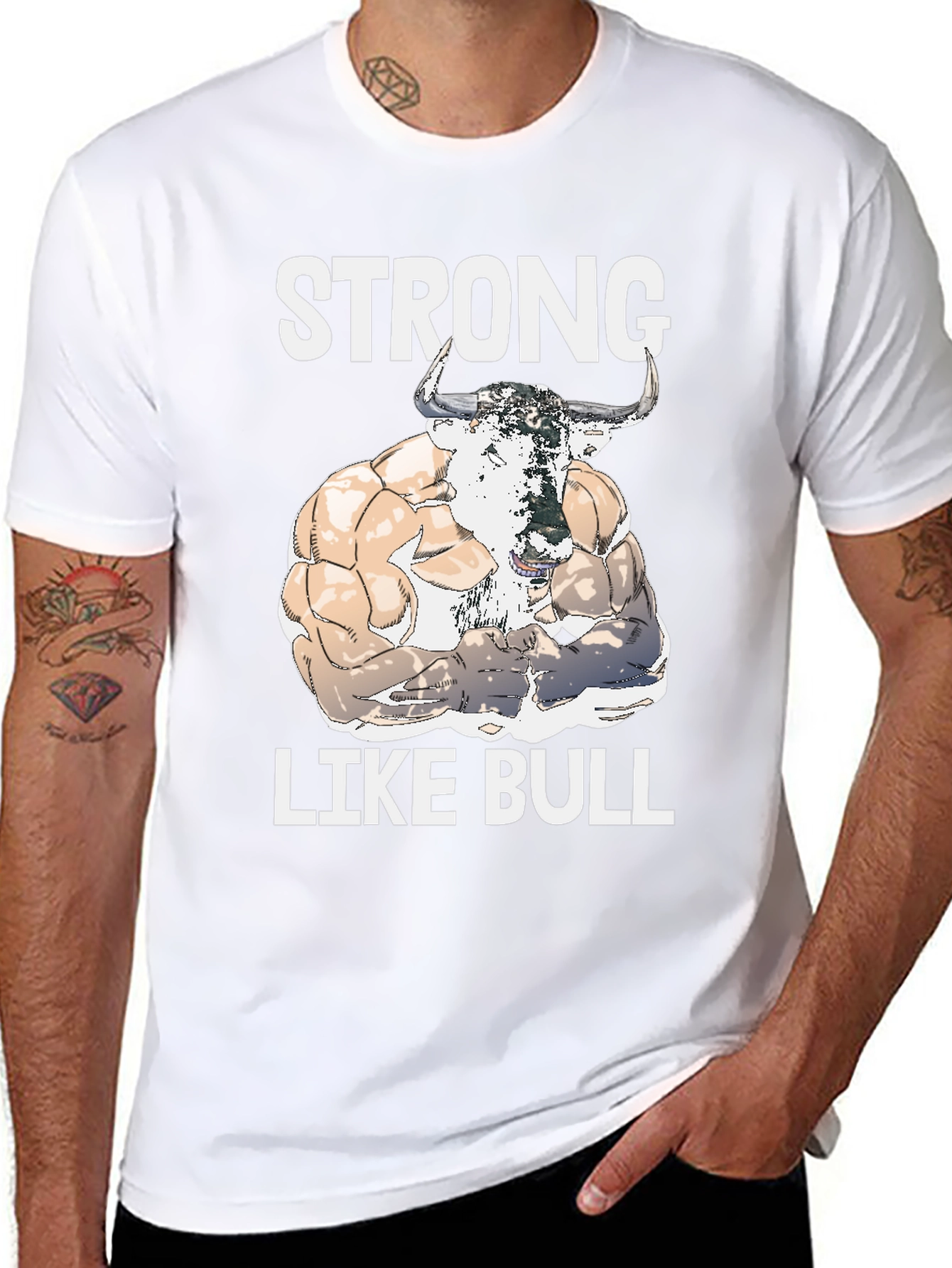 Strong Like Bull Graphic Tee