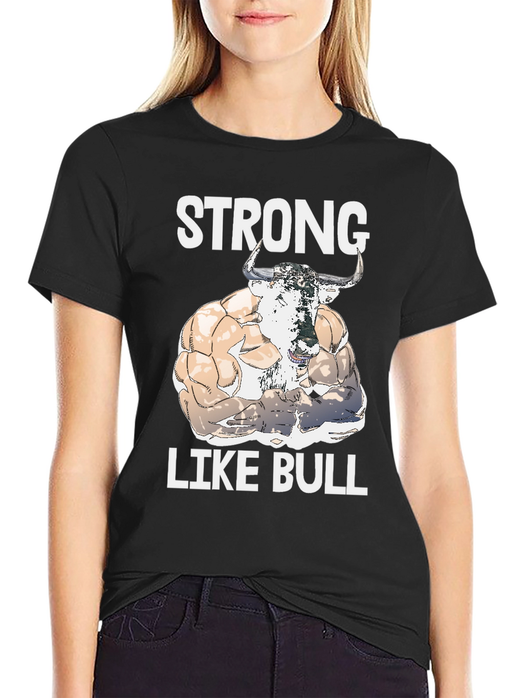 Strong Like Bull Graphic Tee