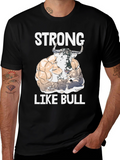 Strong Like Bull Graphic Tee