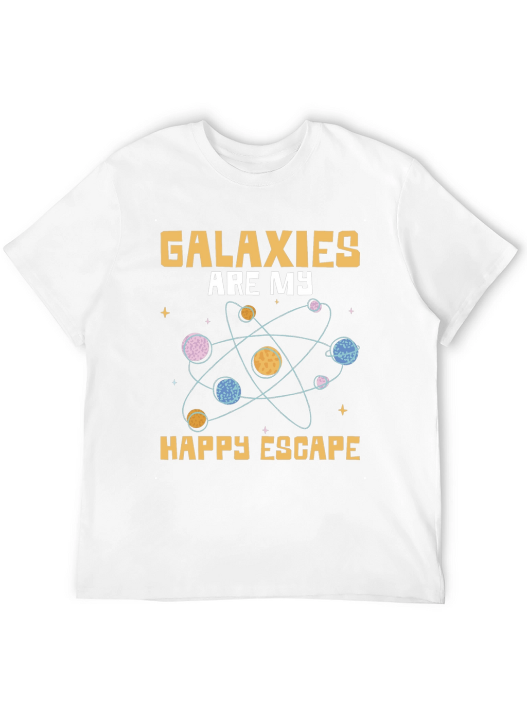 Galaxies Are My Happy Escape T-Shirt