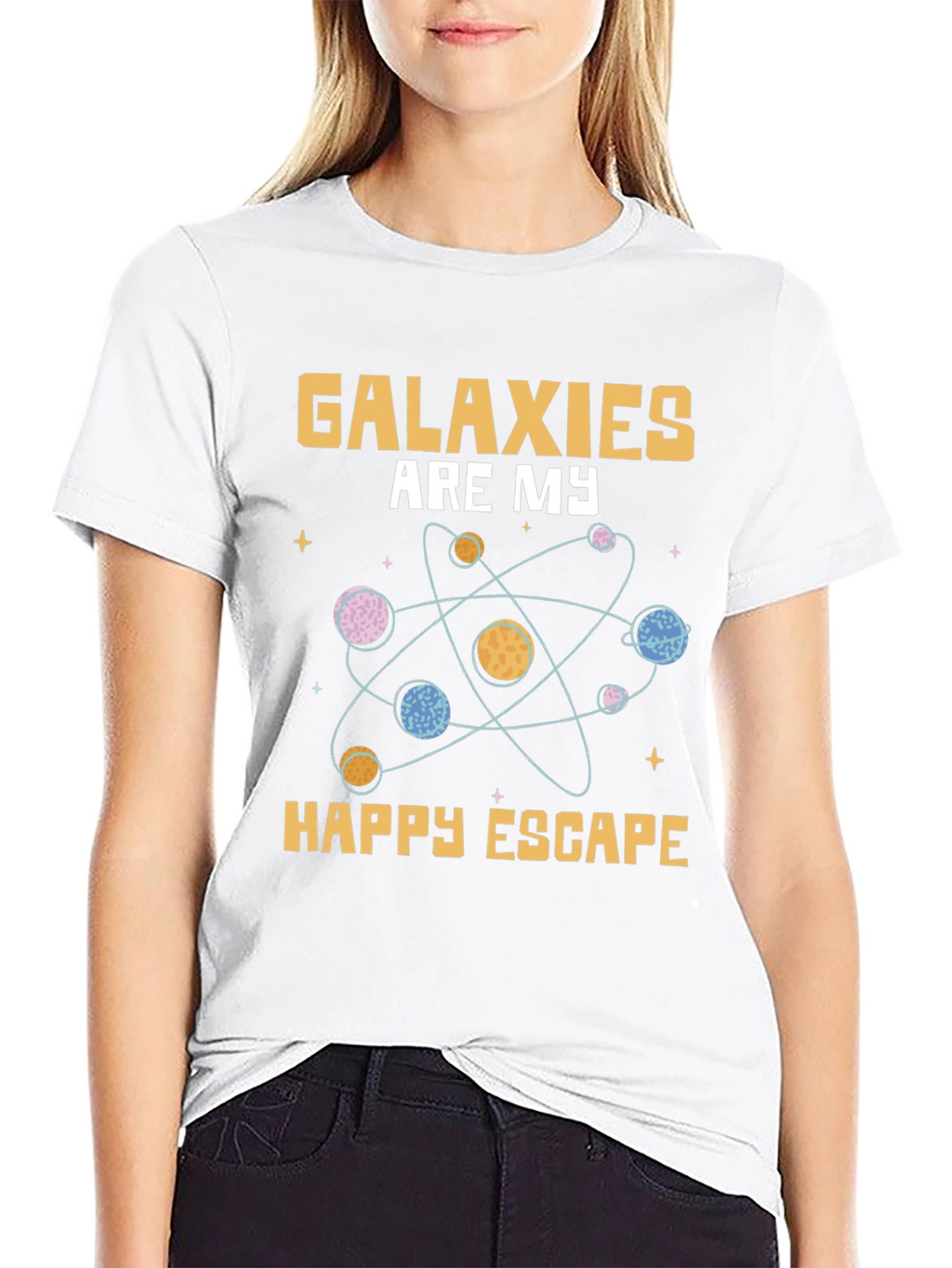 Galaxies Are My Happy Escape T-Shirt