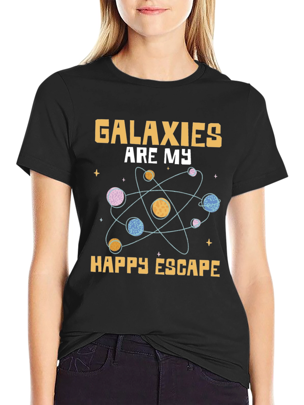 Galaxies Are My Happy Escape T-Shirt