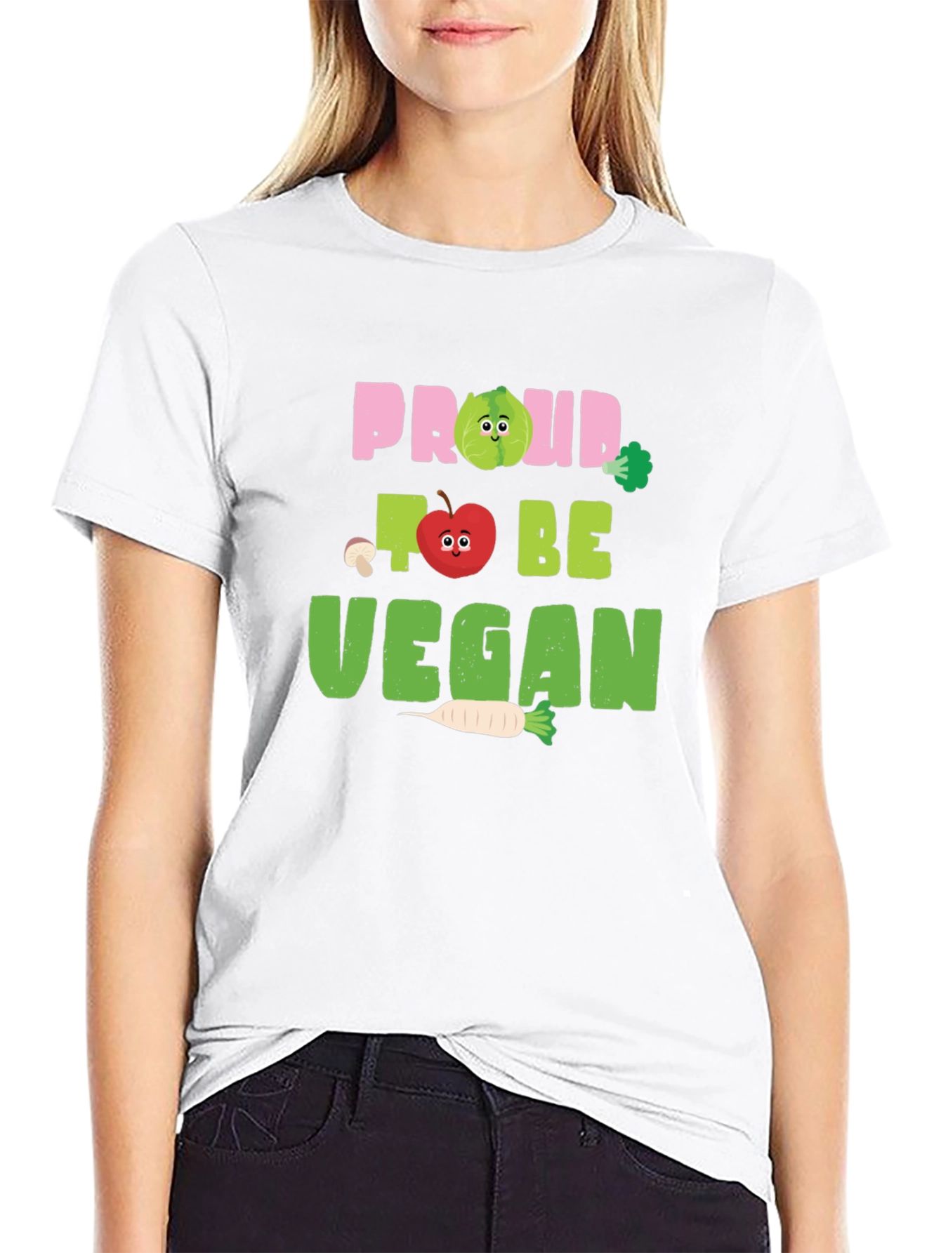 Proud To Be Vegan Graphic T-Shirt