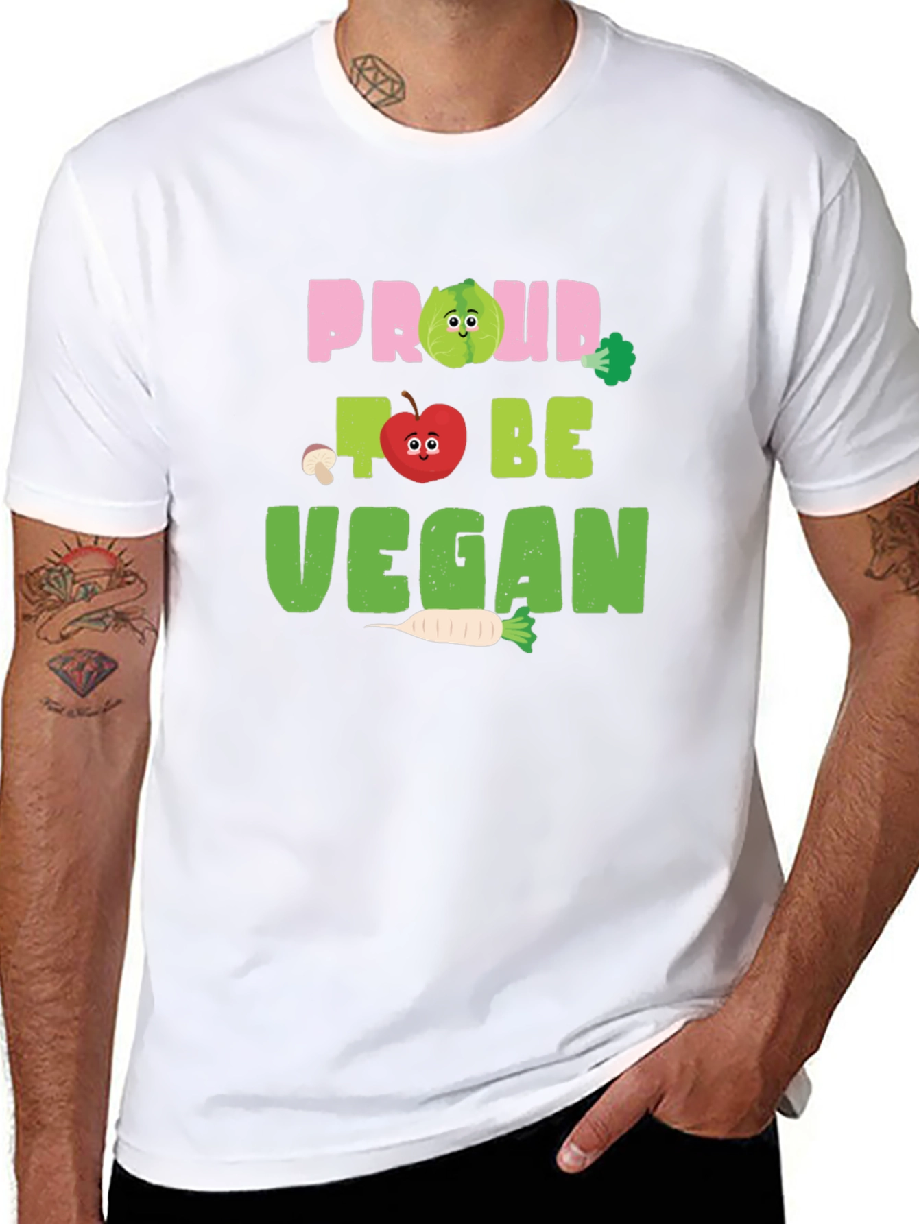 Proud To Be Vegan Graphic T-Shirt