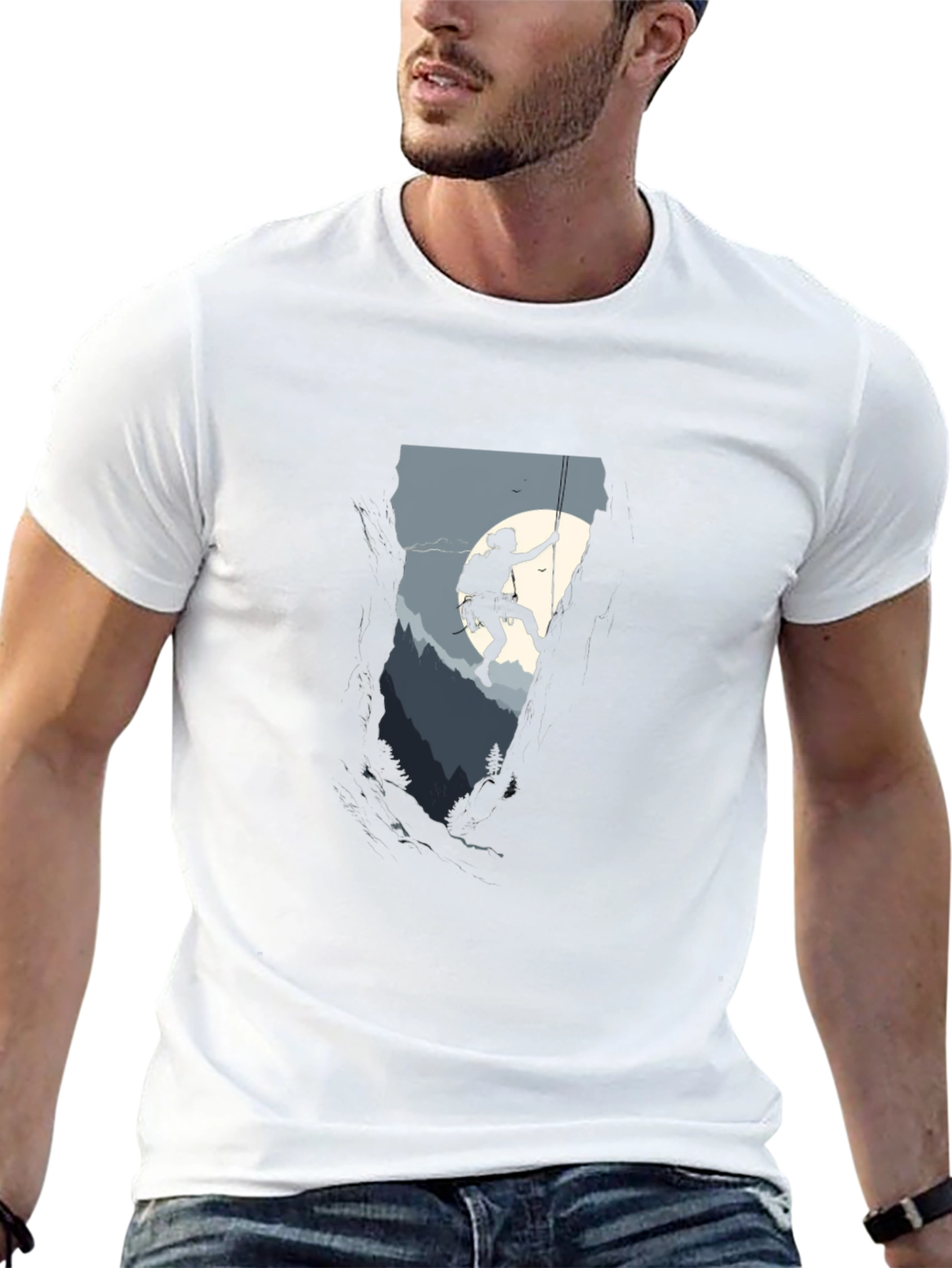 Climbing Silhouette Graphic Tee - Adventure Ready