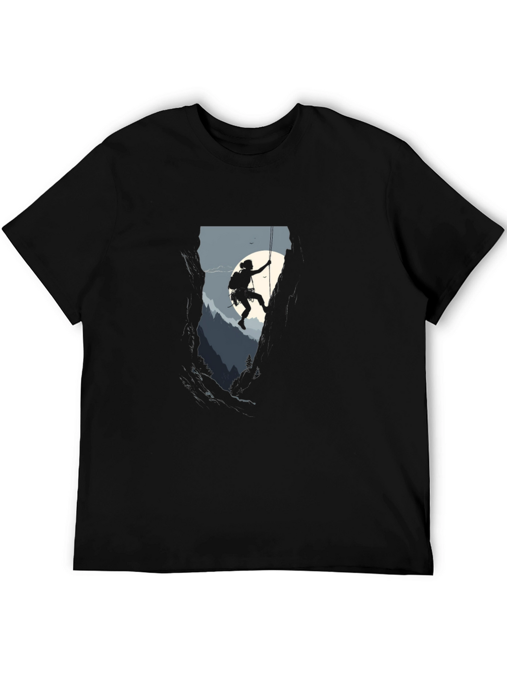 Climbing Silhouette Graphic Tee - Adventure Ready