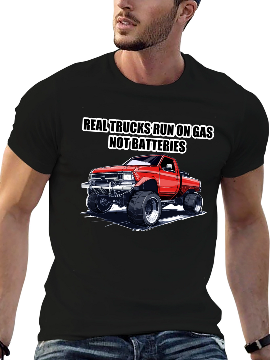 Real Trucks Run on Gas T-Shirt