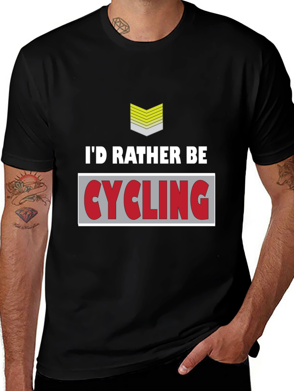 Id Rather Be Cycling T-Shirt