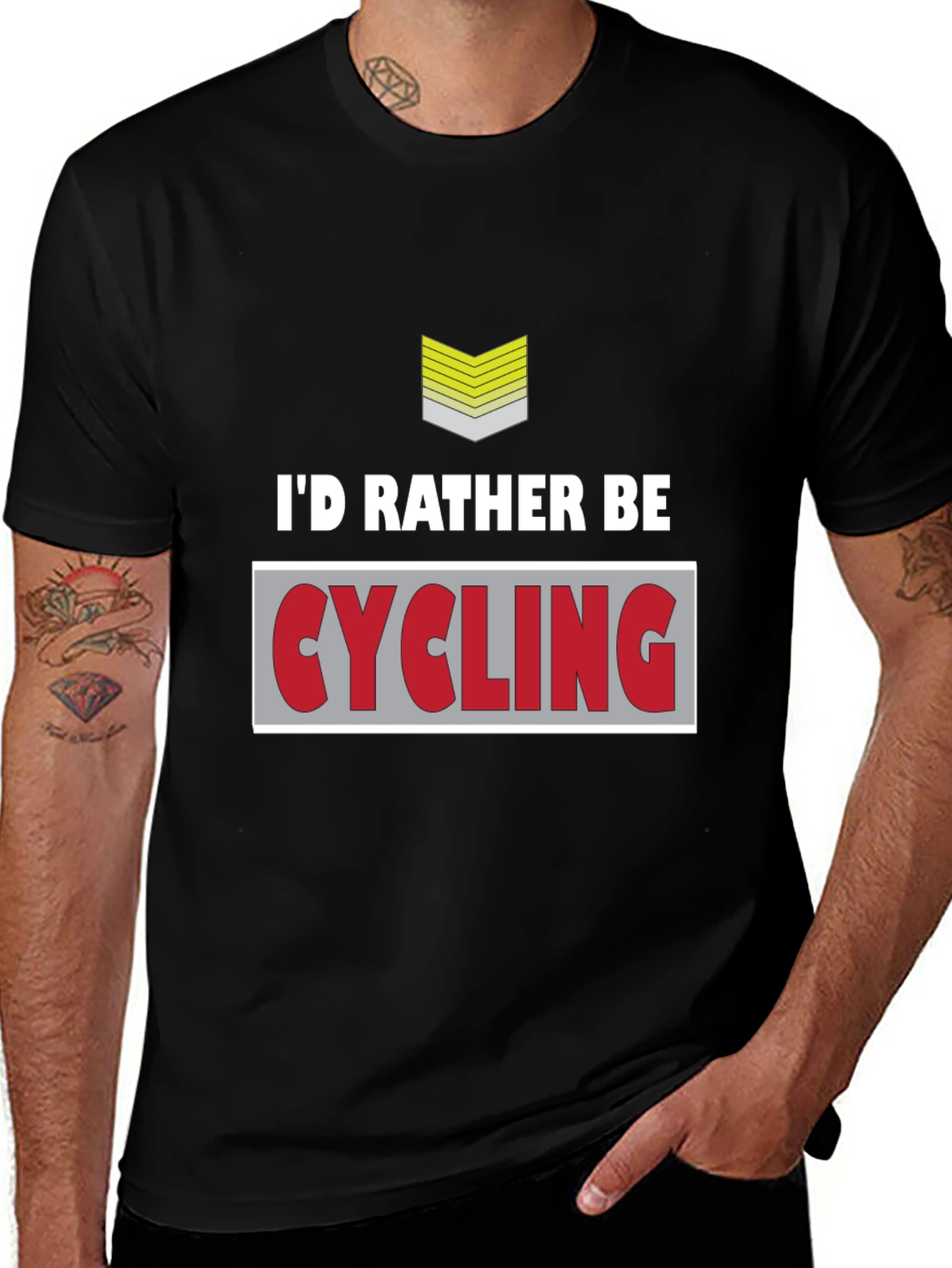 Id Rather Be Cycling T-Shirt