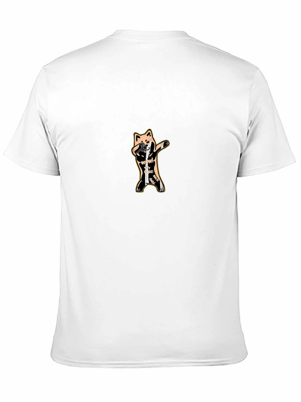 Dabbing Doge Graphic Tee - Black