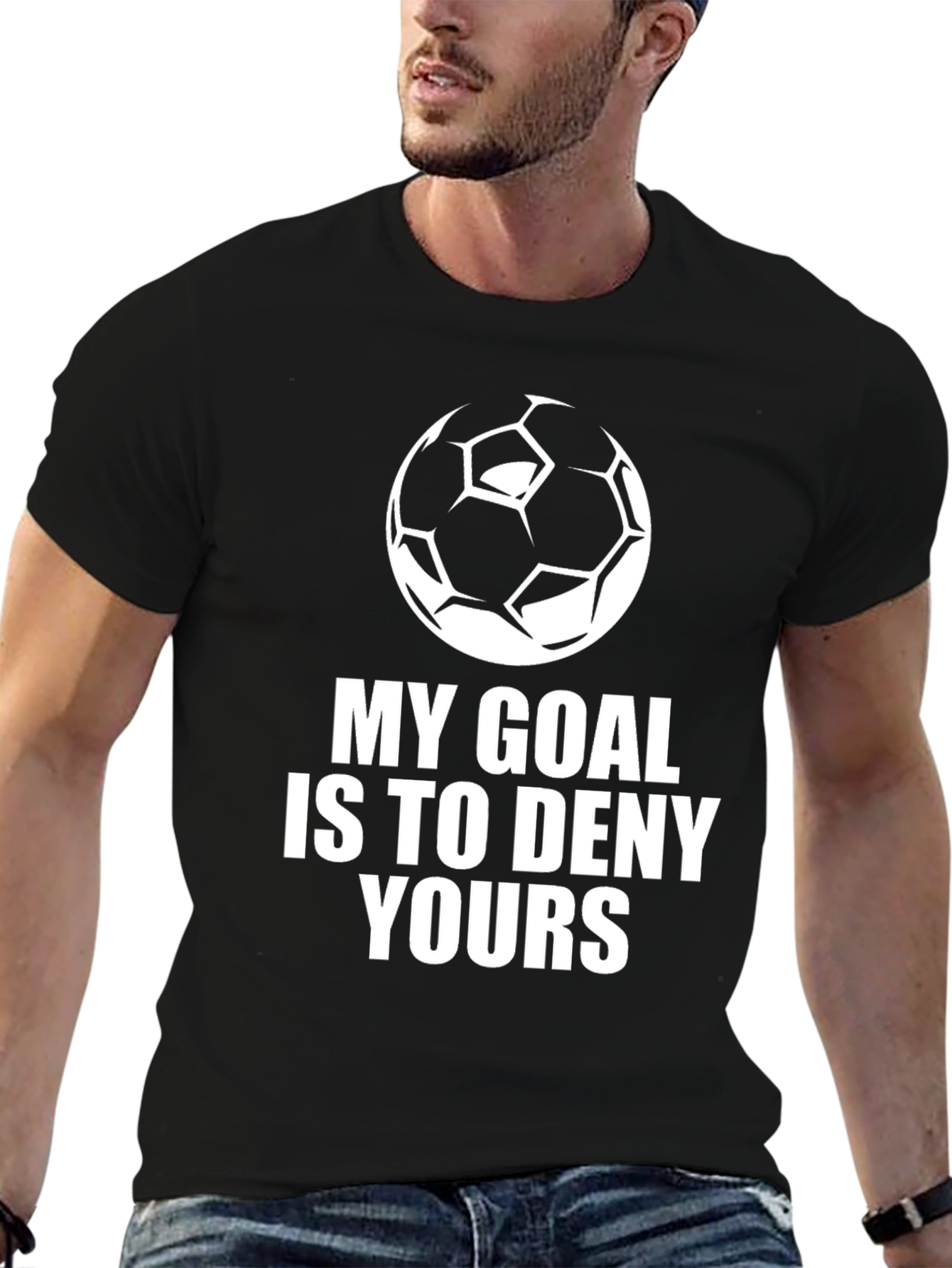 Soccer Goal T-Shirt - Deny Yours