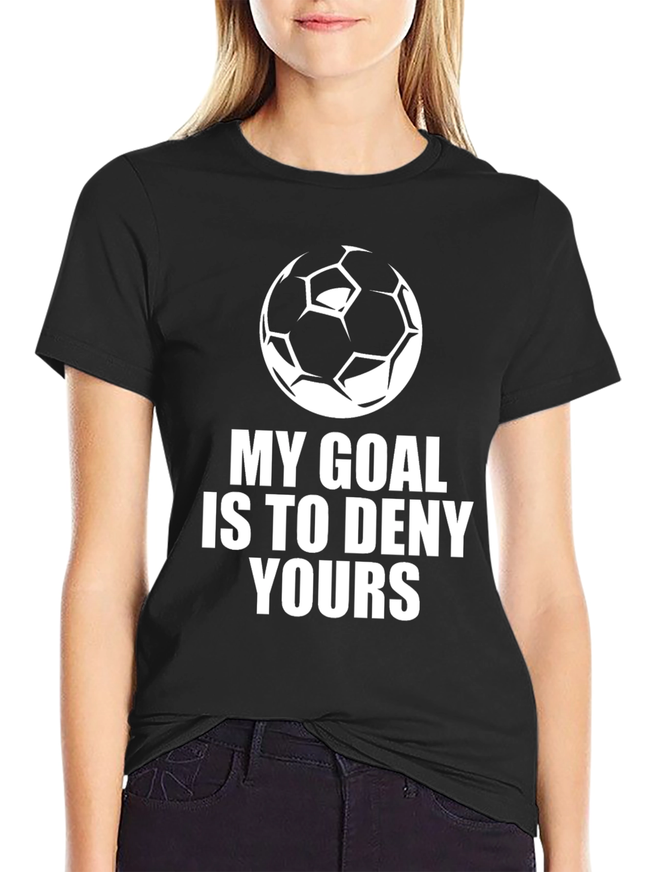 Soccer Goal T-Shirt - Deny Yours