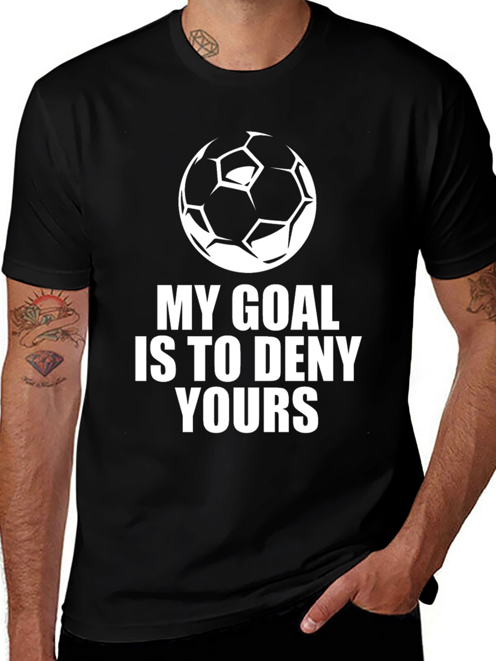 Soccer Goal T-Shirt - Deny Yours