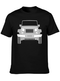 Jeep Graphic Tee - Black Cotton Blend