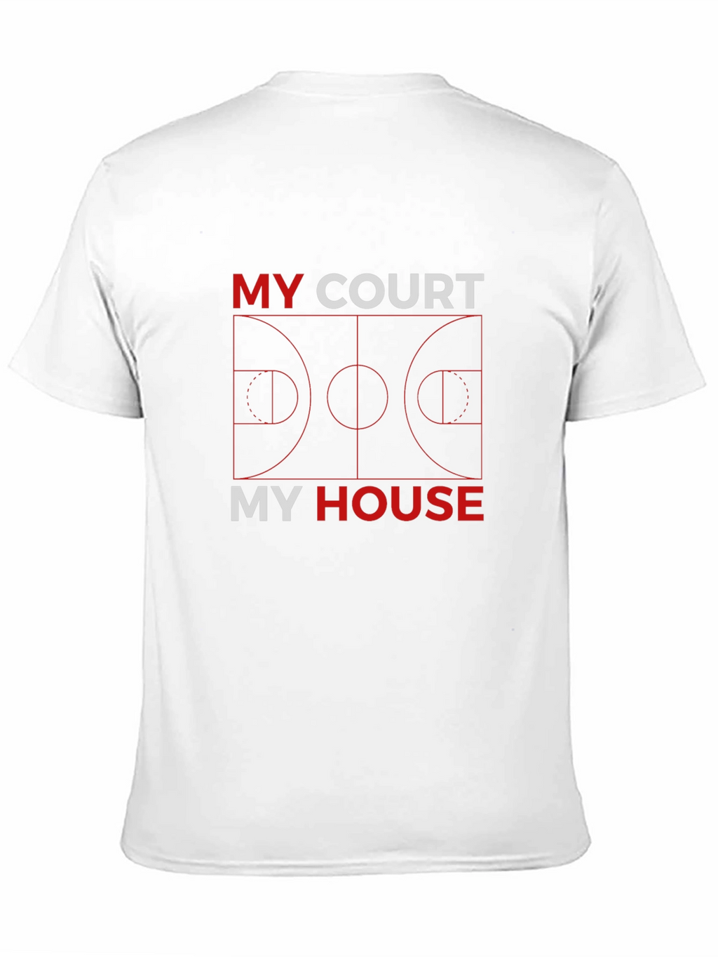 My Court My House Basketball Graphic Tee