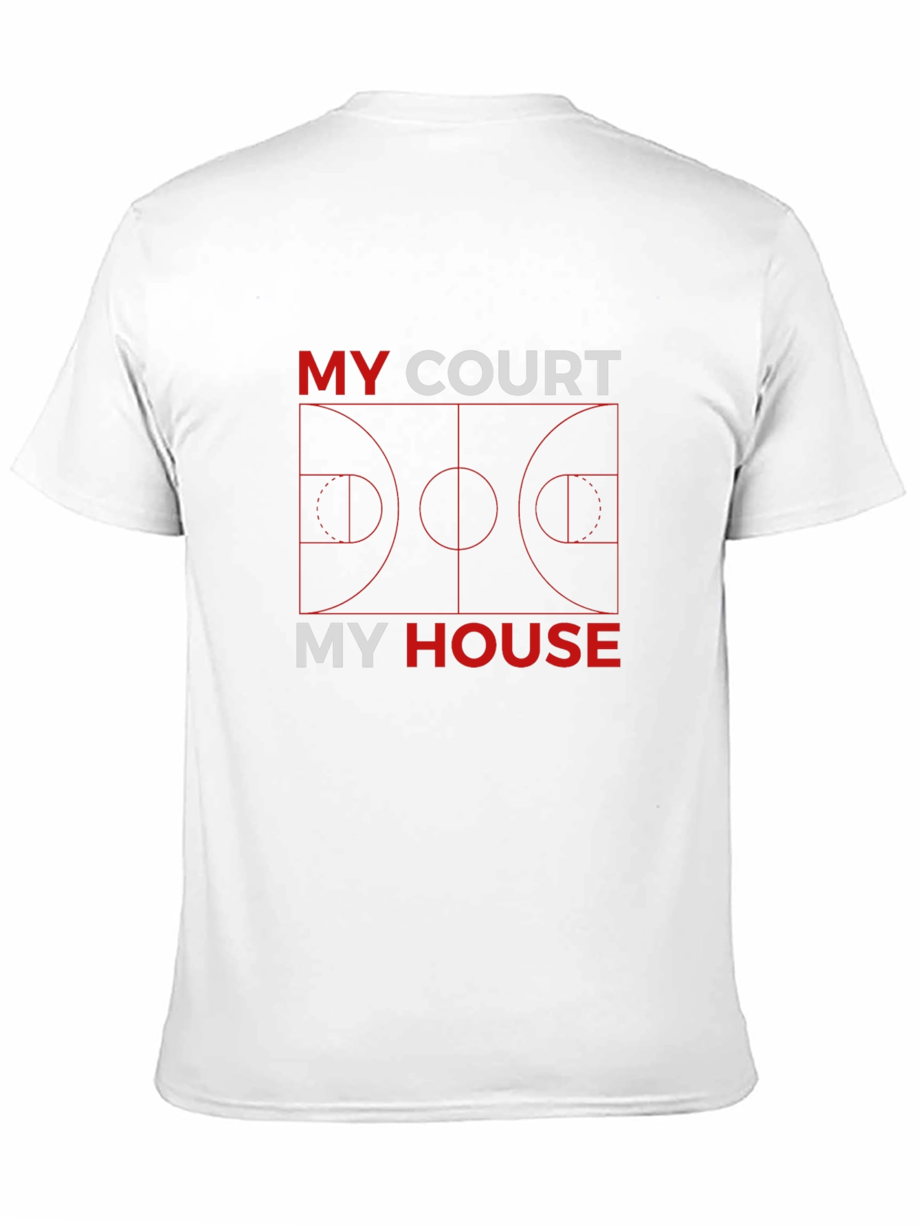 My Court My House Basketball Graphic Tee