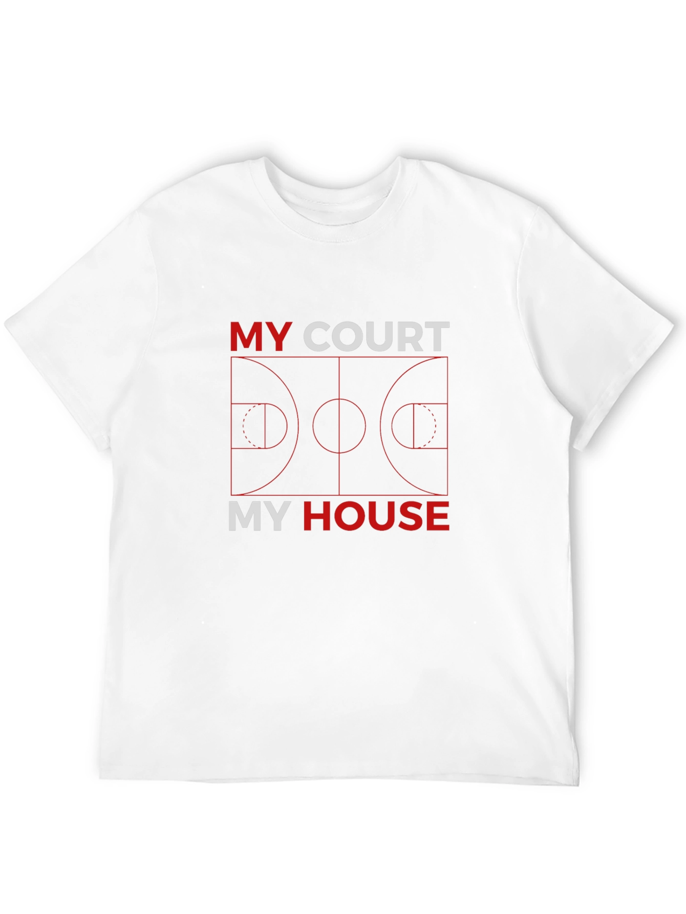 My Court My House Basketball Graphic Tee