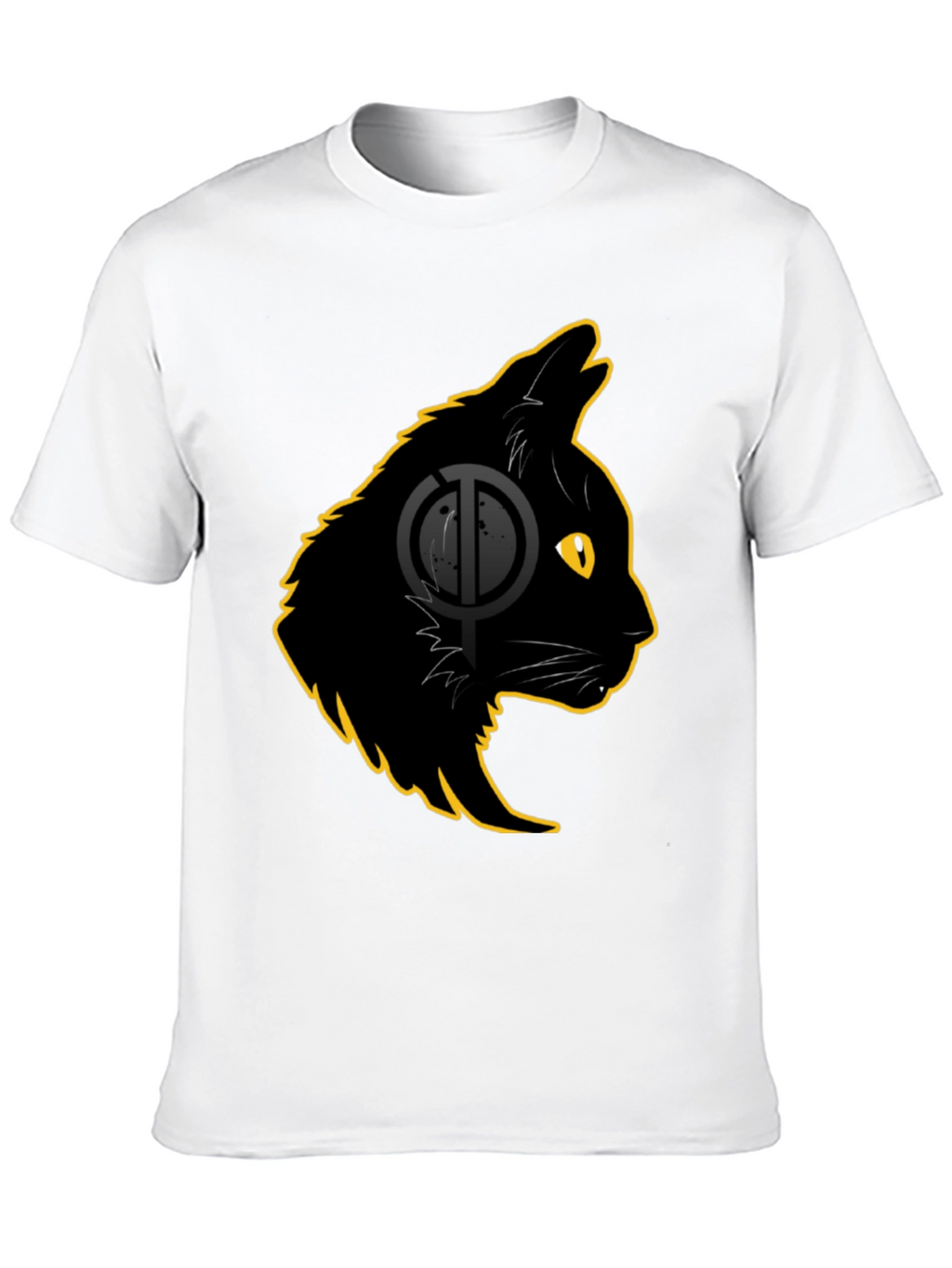 Black Cat Graphic T-Shirt - Stylish Cat Lover Tee