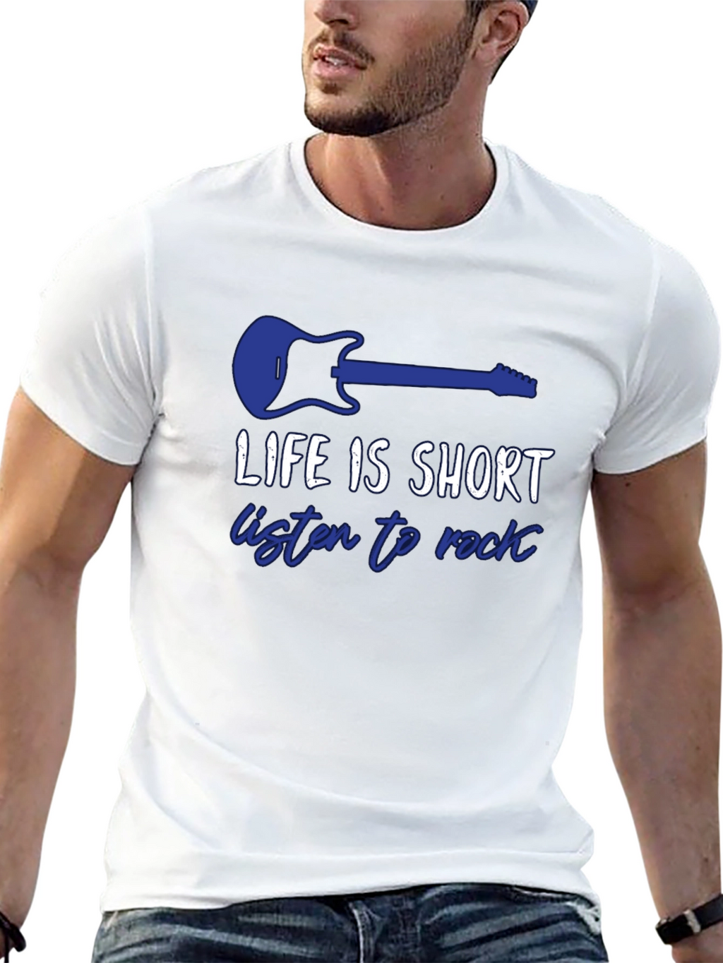 Life Is Short Rock Music T-Shirt