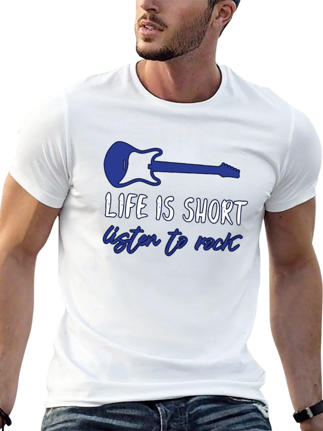 Life Is Short Rock Music T-Shirt