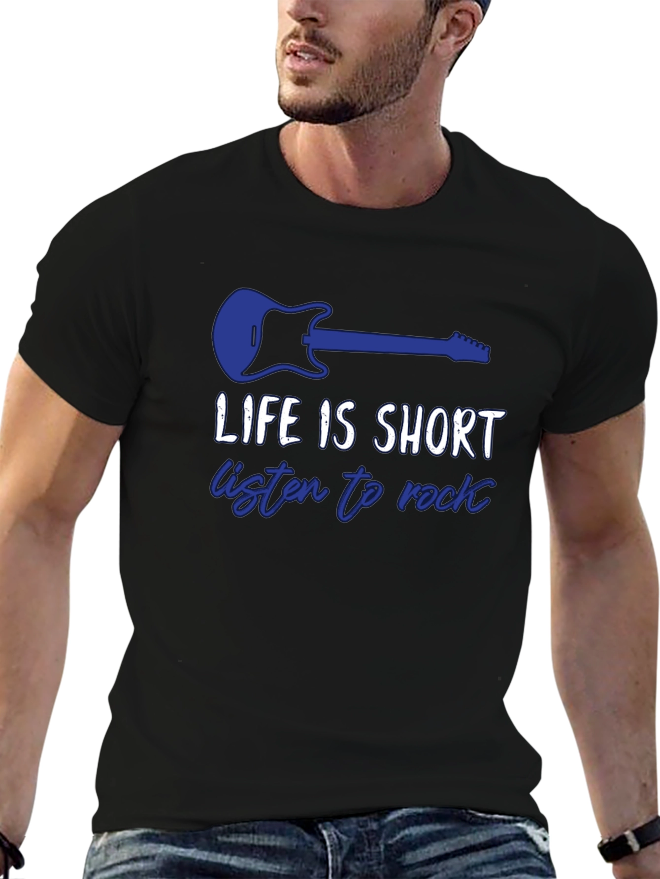 Life Is Short Rock Music T-Shirt