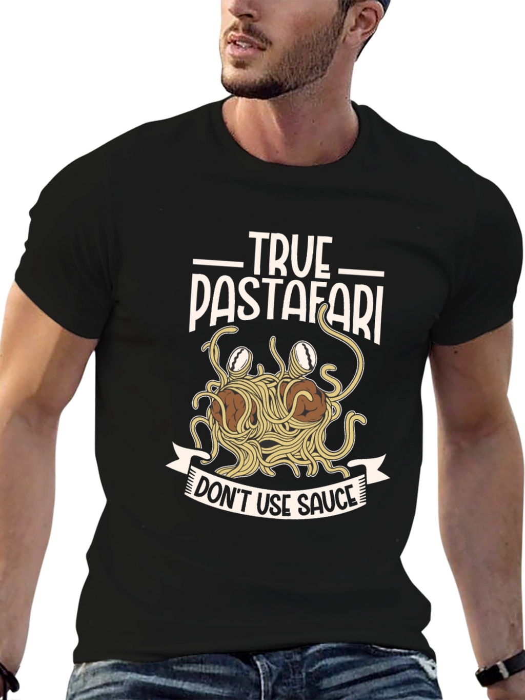 True Pastafari T-Shirt - Flying Spaghetti Monster Tee