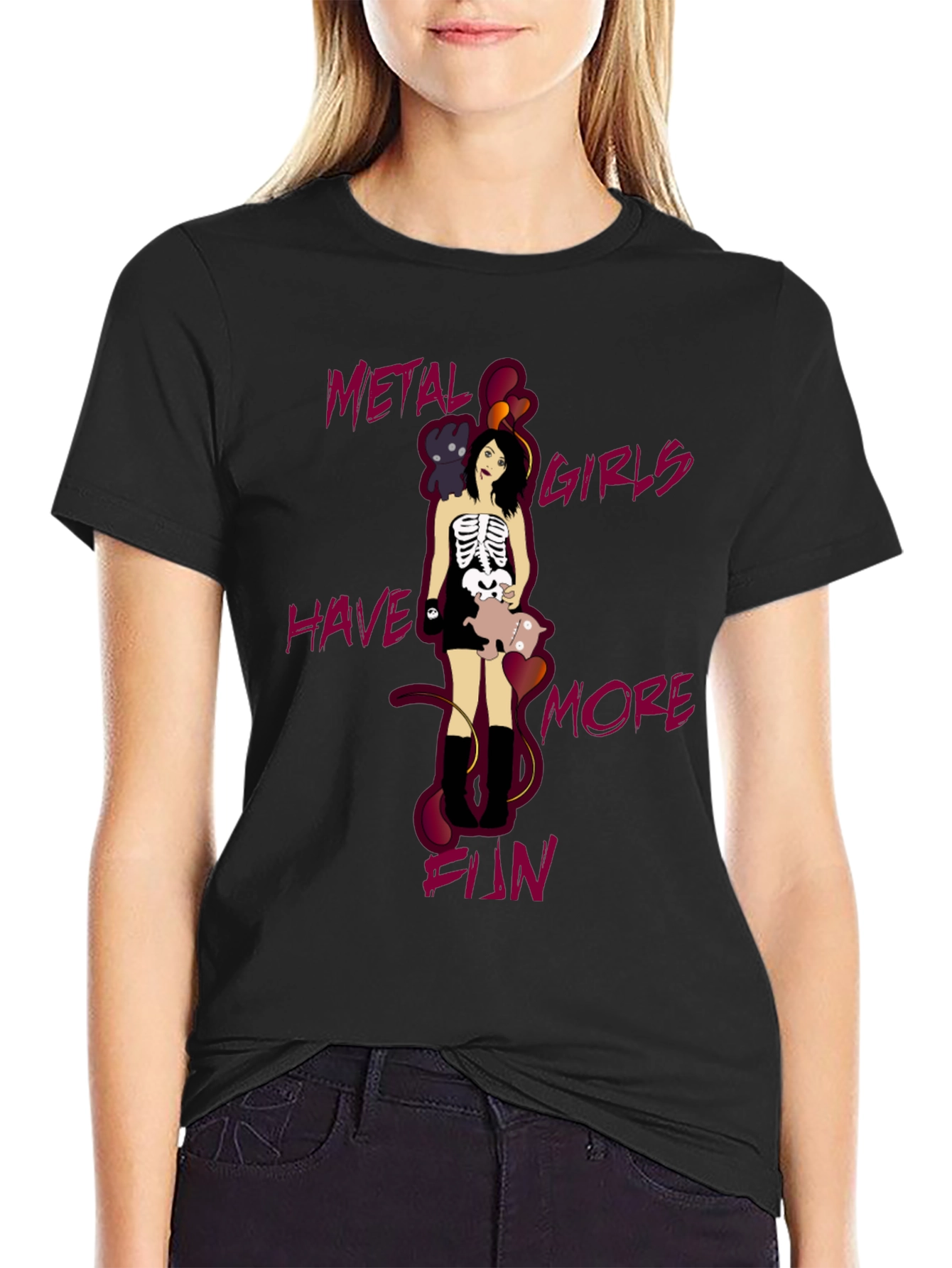 Metal Girls Have More Fun Graphic Tee