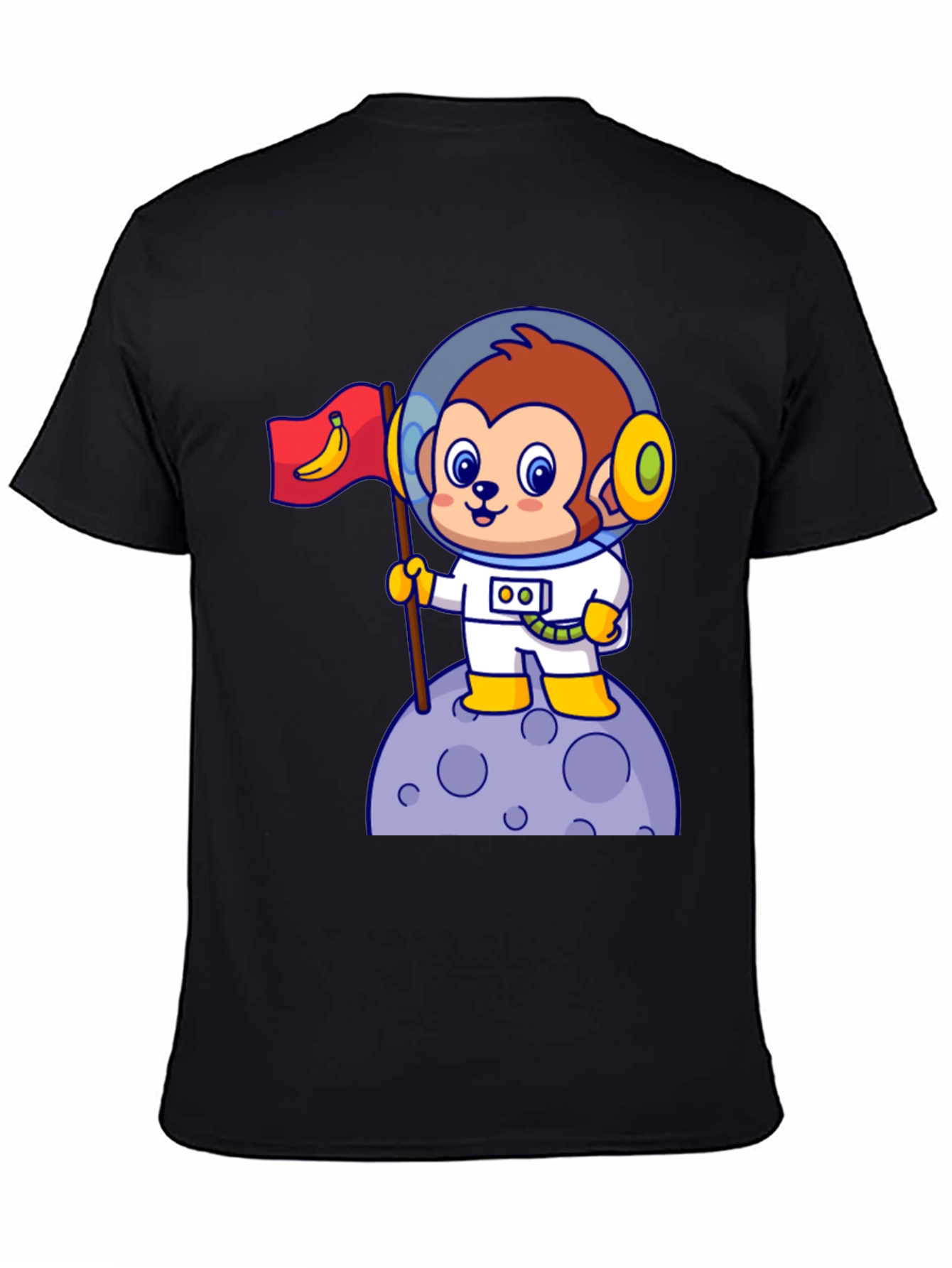 Cartoon Monkey Astronaut T-Shirt