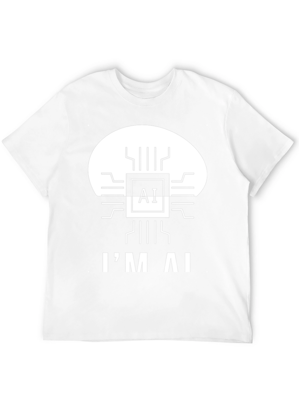Im AI T-Shirt - Black Graphic Tee
