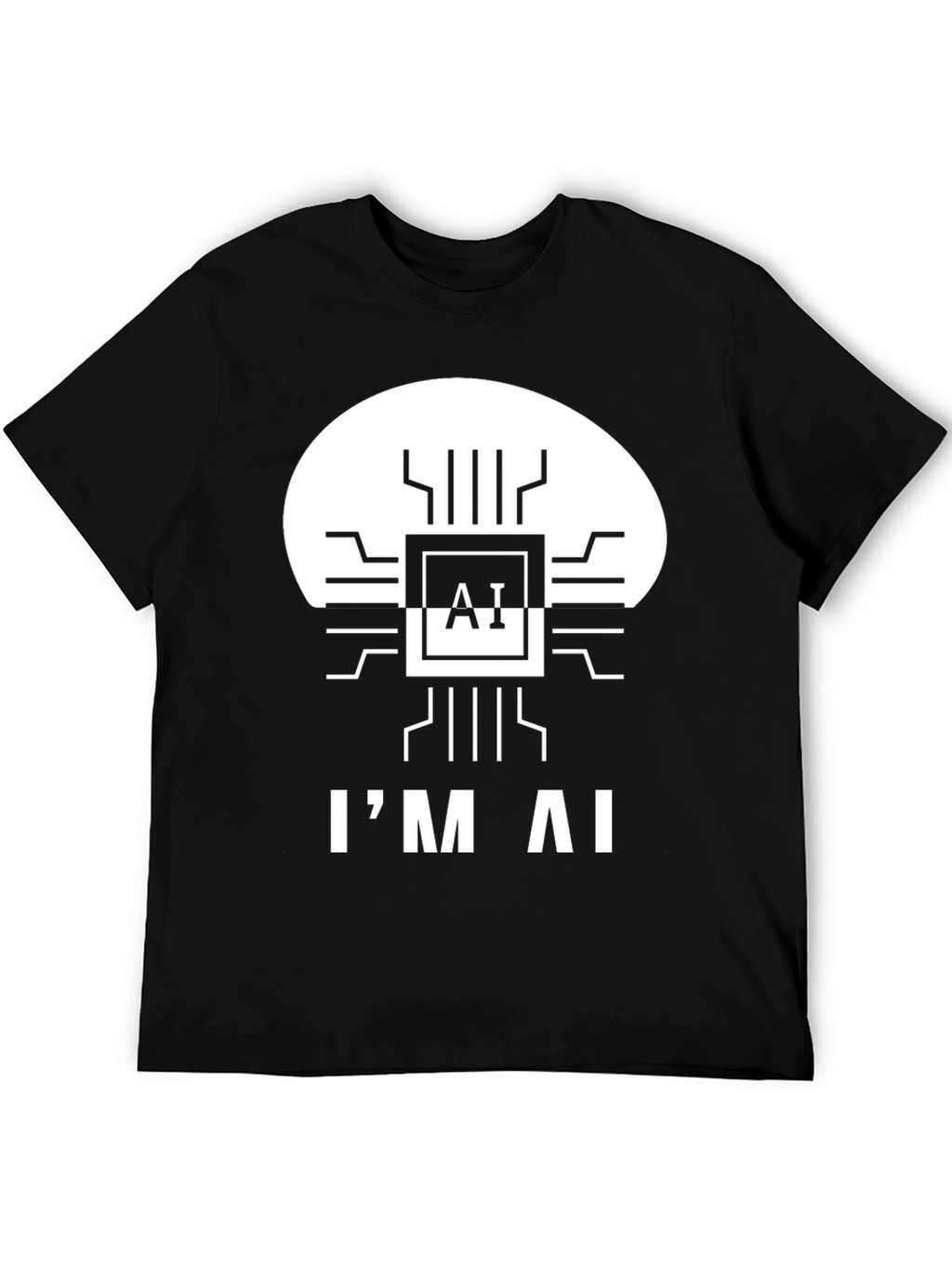 Im AI T-Shirt - Black Graphic Tee