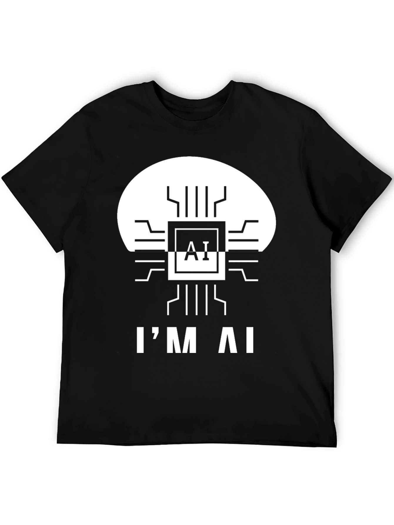 Im AI T-Shirt - Black Graphic Tee