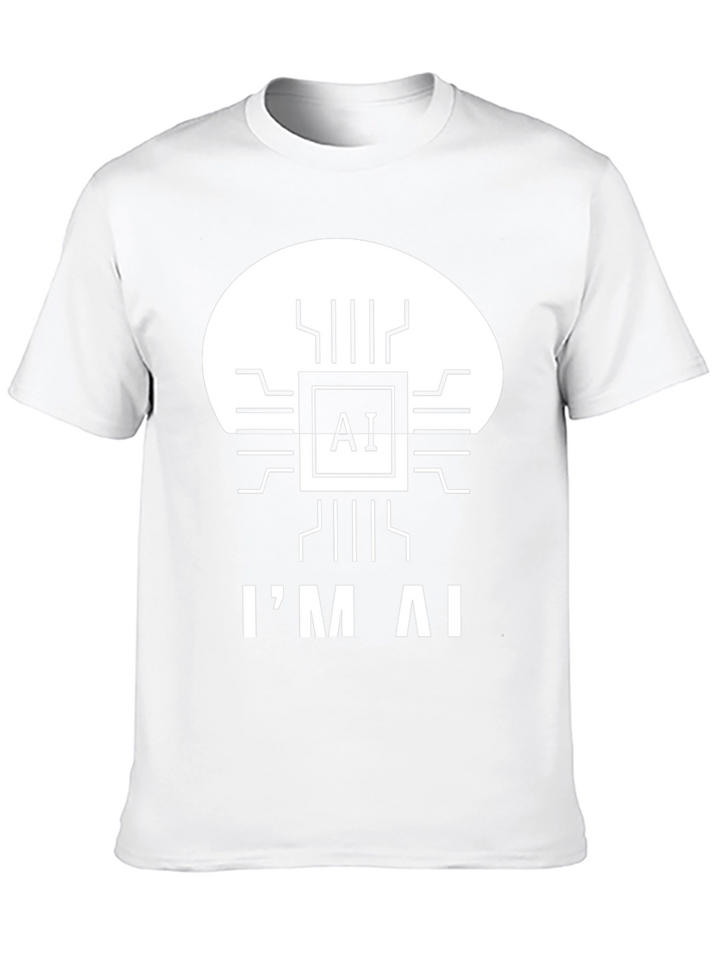 Im AI T-Shirt - Black Graphic Tee