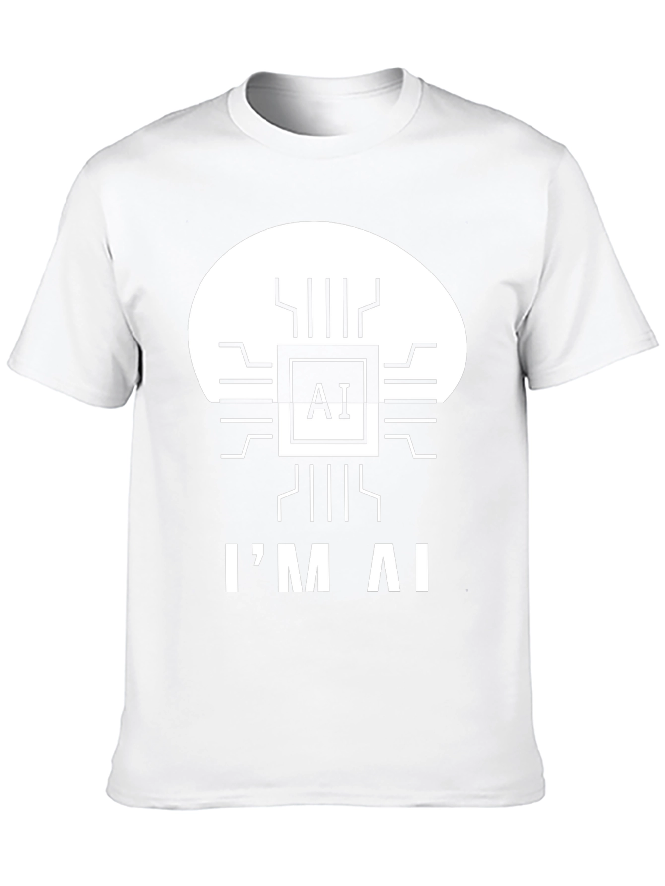 Im AI T-Shirt - Black Graphic Tee