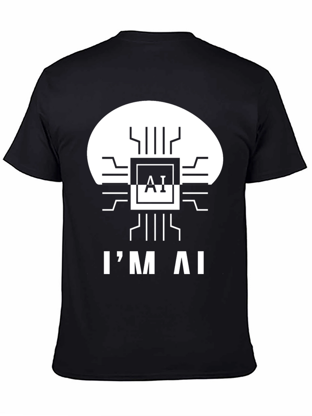 Im AI T-Shirt - Black Graphic Tee