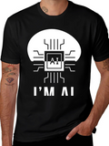 Im AI T-Shirt - Black Graphic Tee