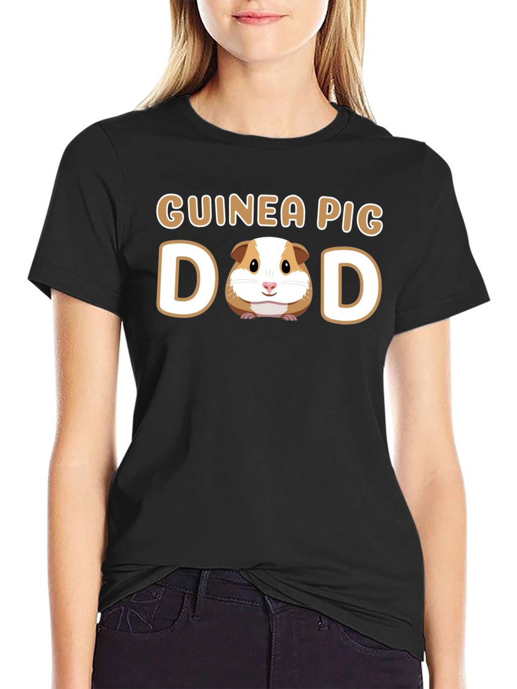 Guinea Pig Dad T-Shirt Cute Pet Lover Tee