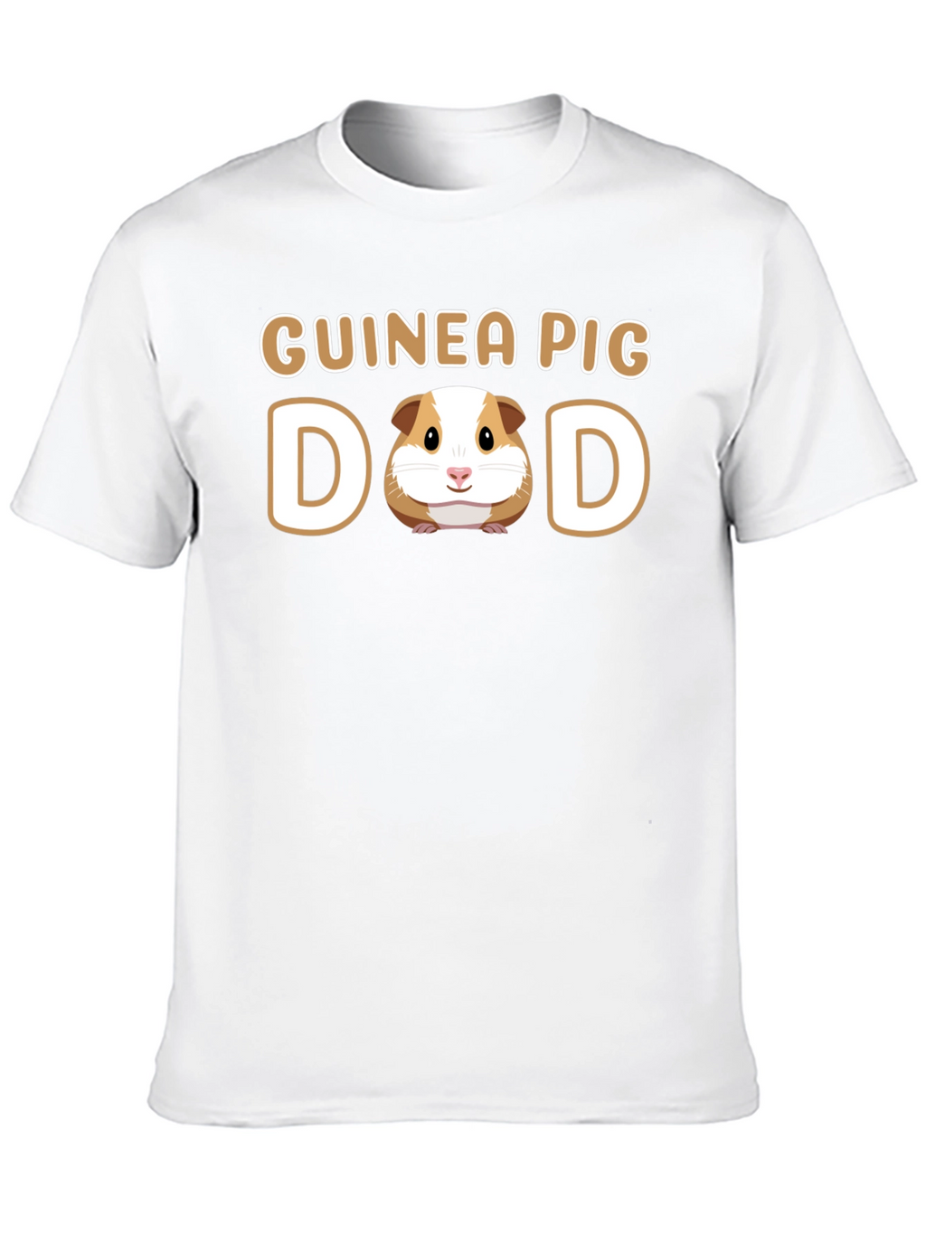 Guinea Pig Dad T-Shirt Cute Pet Lover Tee