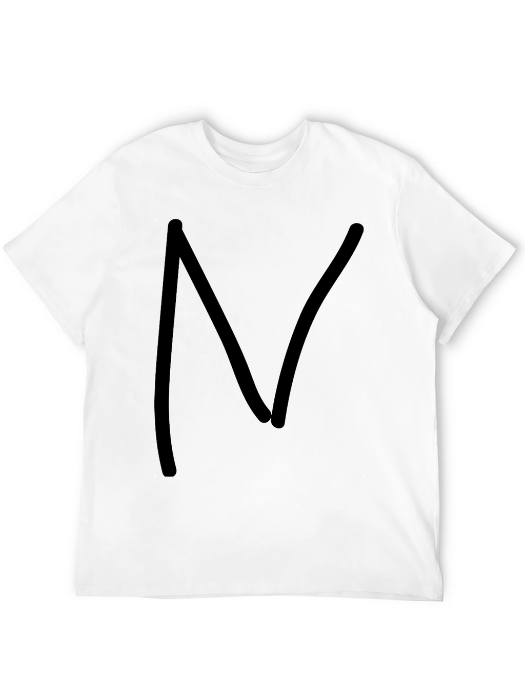 Mens Black Cotton T-Shirt