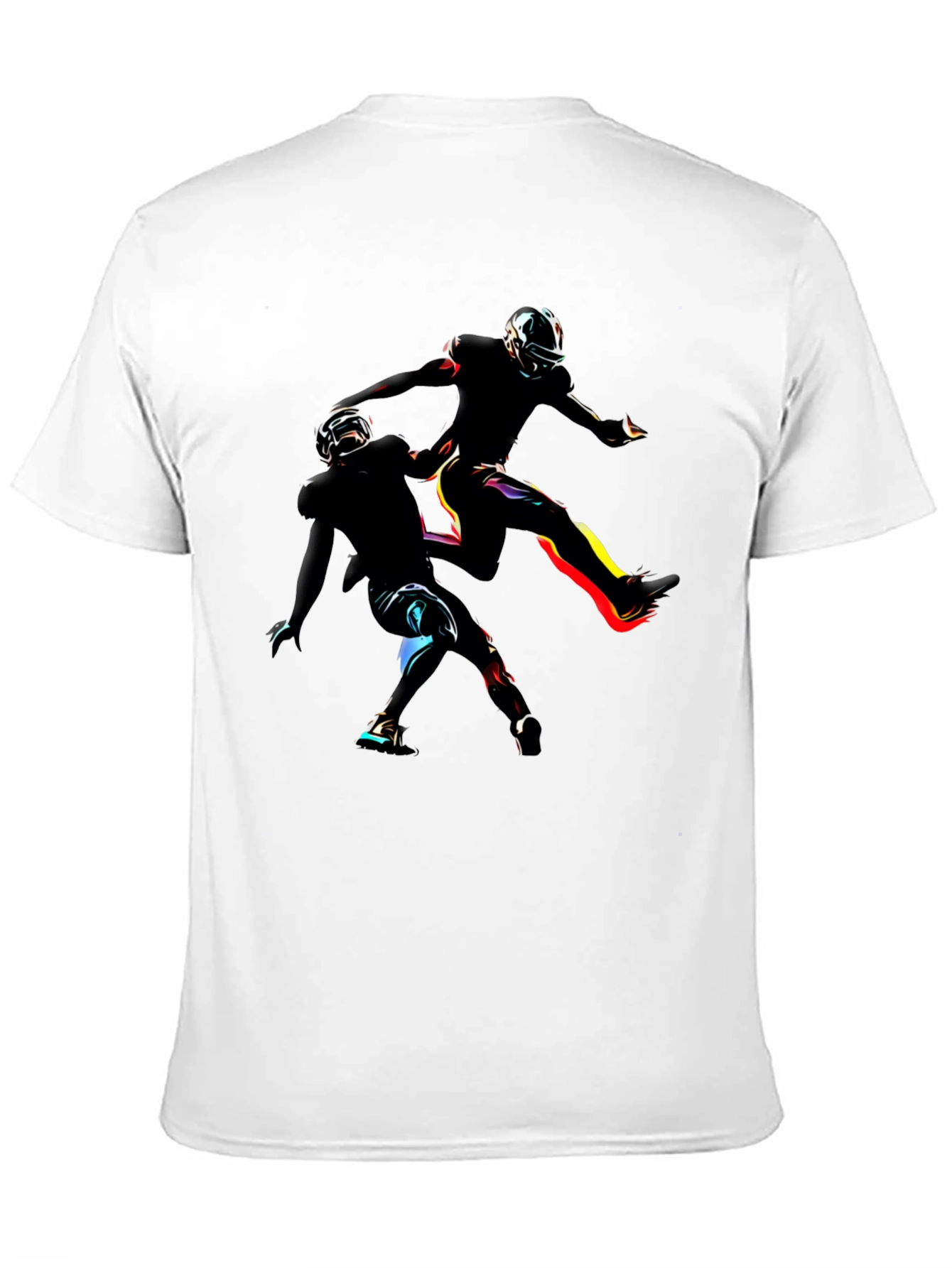 Dynamic Football Player Graphic Tee