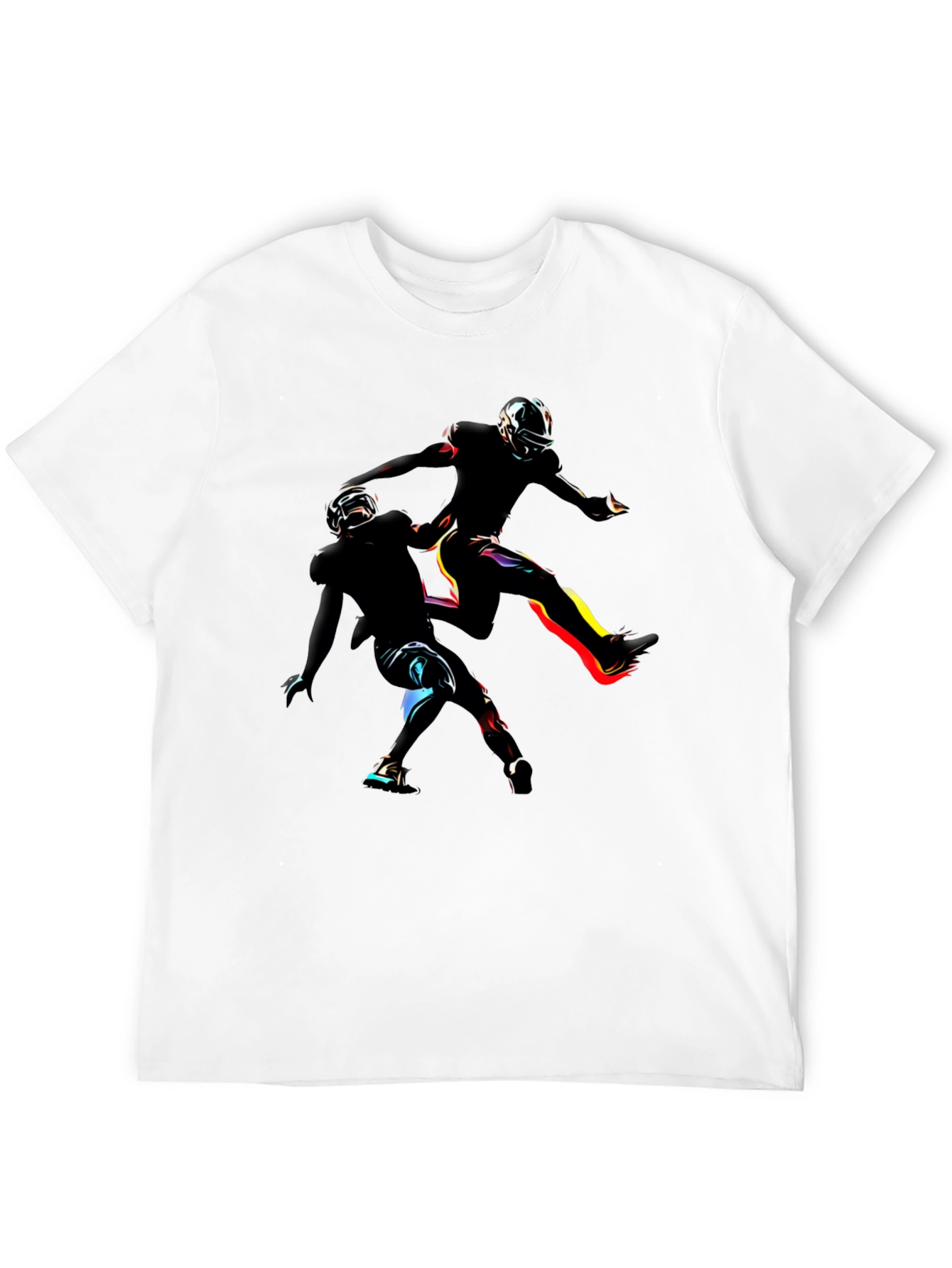 Dynamic Football Player Graphic Tee