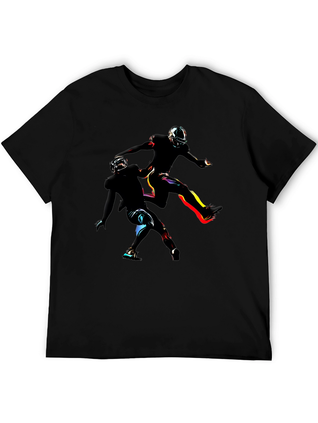 Dynamic Football Player Graphic Tee