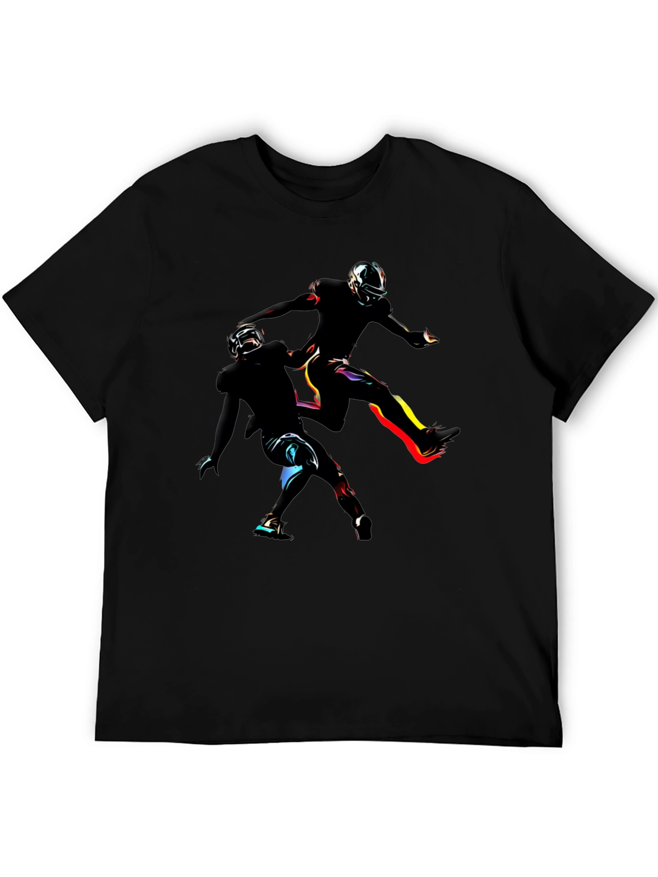 Dynamic Football Player Graphic Tee