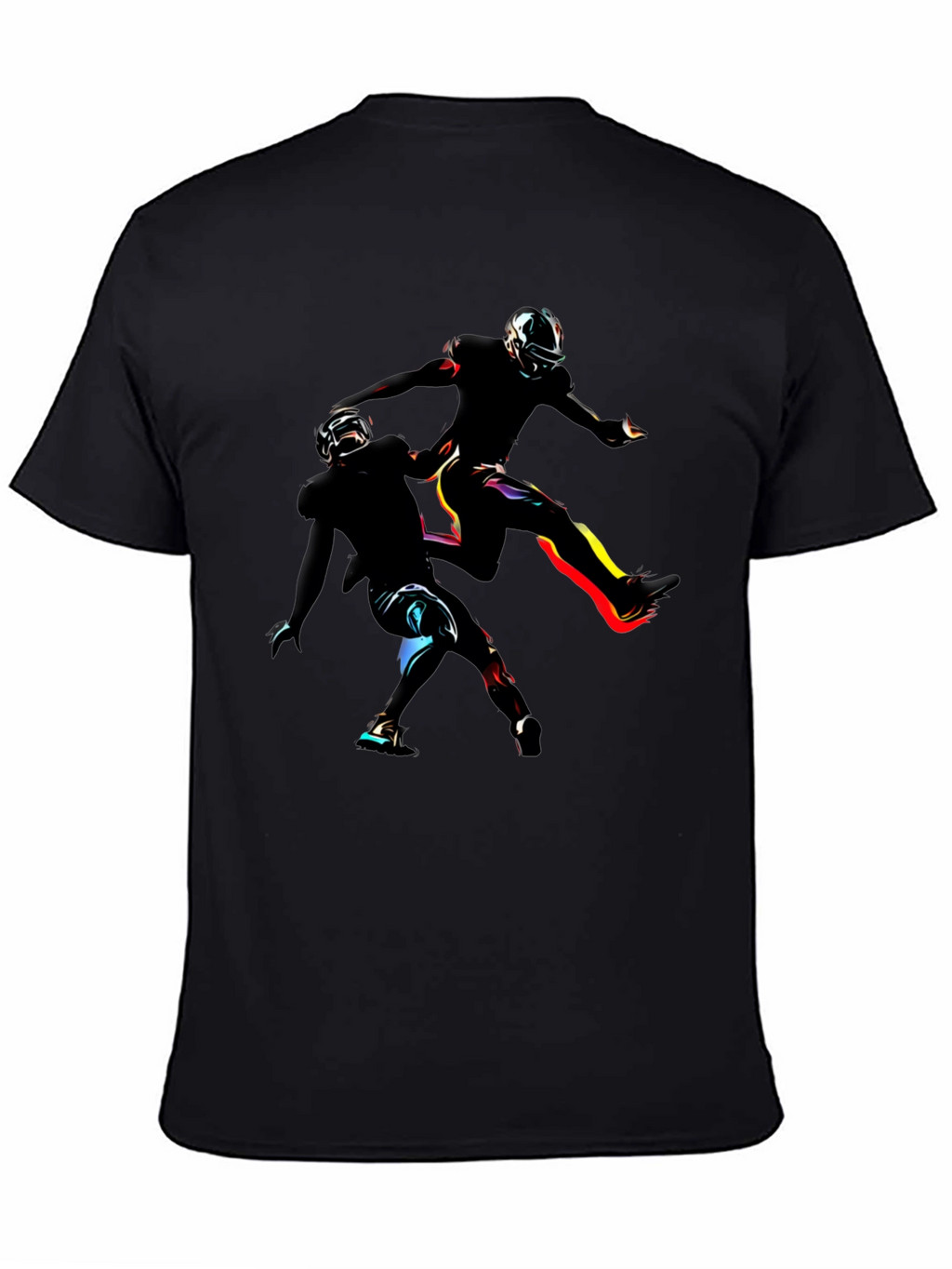 Dynamic Football Player Graphic Tee